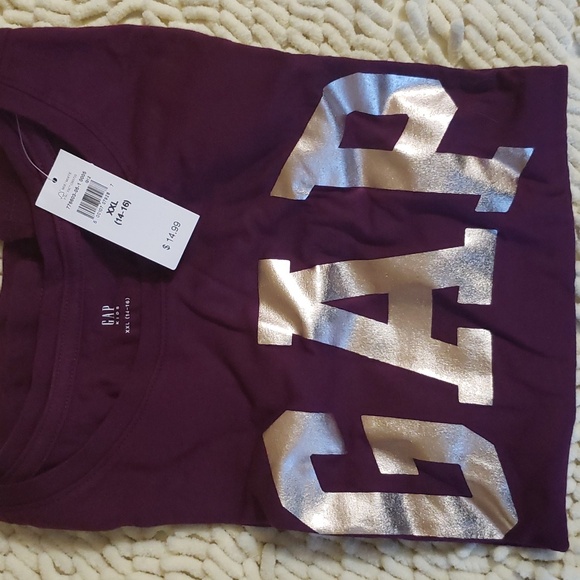 GAP Big Kids LOGO Tshirt short sleeve XXL 14-16 - Picture 1 of 3
